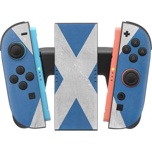 Scotland Flag Distressed Nintendo Switch 2 (2025) Joy-Con Controller Skin